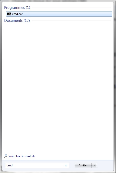 Où trouver les lignes de commandes Windows